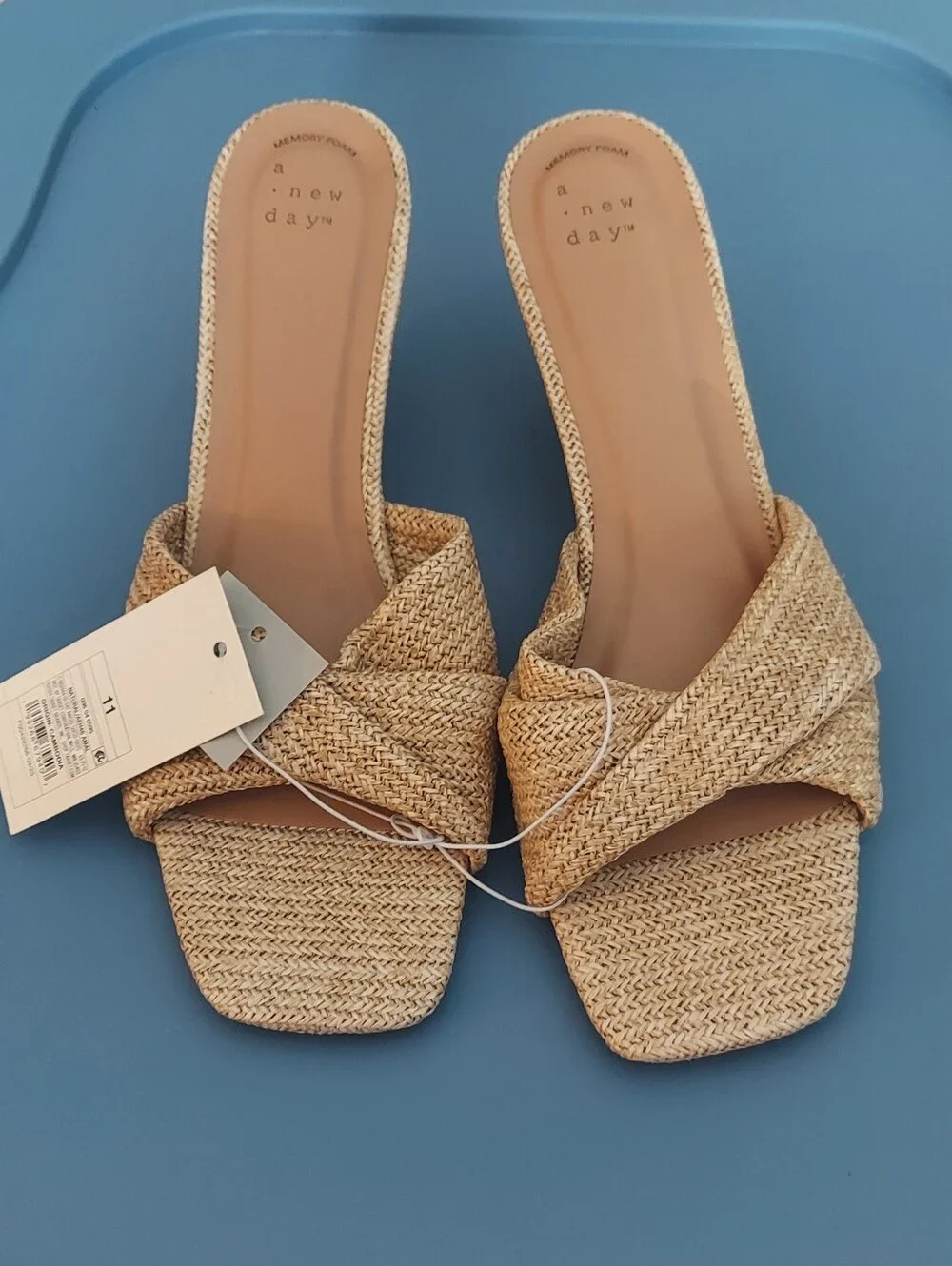Women’s Amal Wedge Heels with Memory Foam Insole - Natural